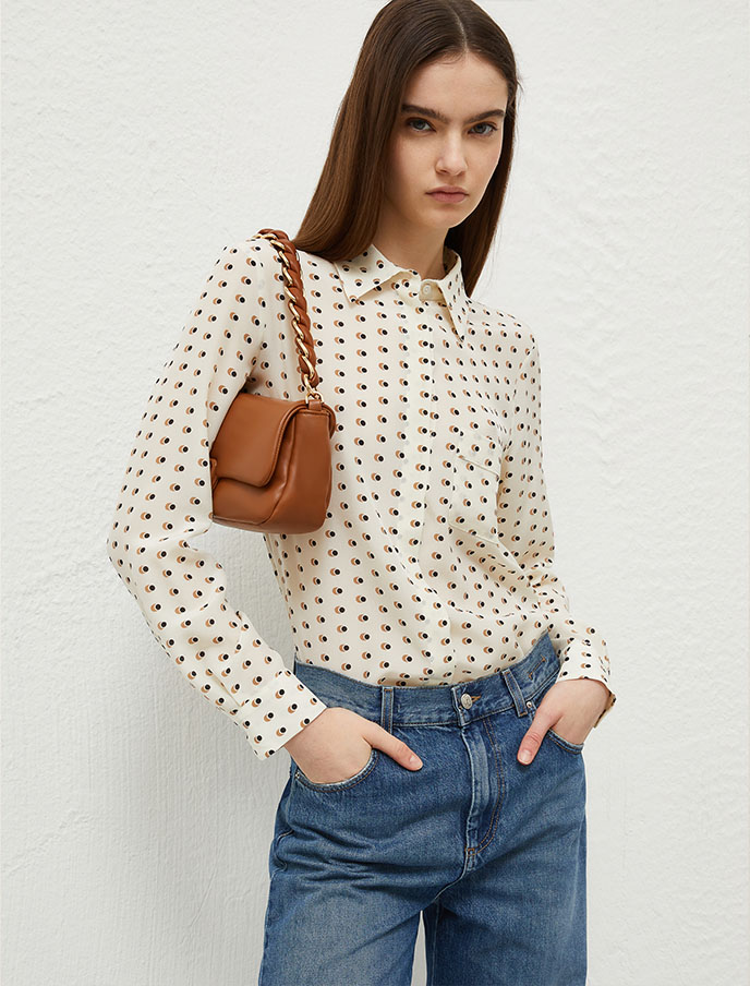 Marella S MODE Geometric Printed Blouse 31160918 006 main image 1